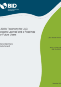 The front page of the external publication in case repeating its title and authors: A Skills Taxonomy for LAC: Lessons Learned and a Roadmap for Future Users