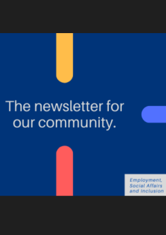 The front page of the internal publication in case repeating its title: ESCO Newsletter image