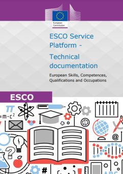 The front page of the internal publication in case repeating its title: ESCO Service Platform 